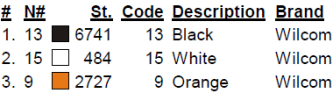 color code color code