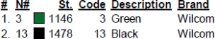 color code color code