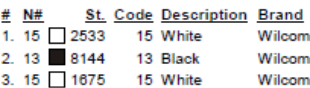 color code 