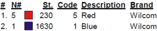 color code color code
