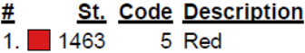 color code color code