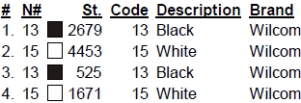 color code color code