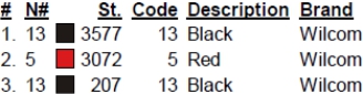 color code color code