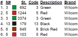 color code color code