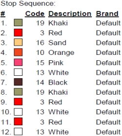color code color code