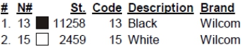 color code color code