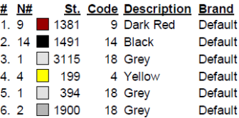 color code color code