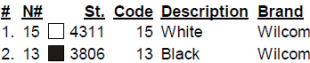 color code color code