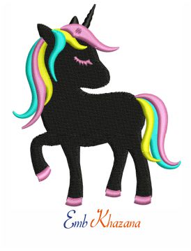 Cute Unicorn Horse a