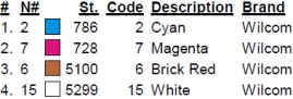 color code color code