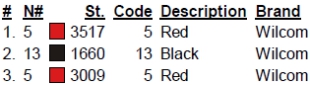 color code color code