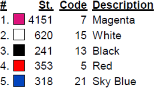 color code color code