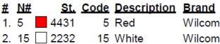 color code 