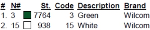 color code color code