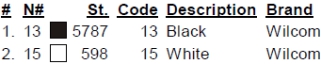 color code color code