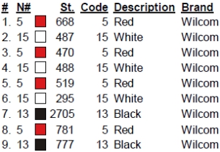color code color code