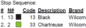 color code 