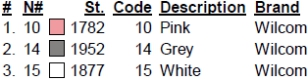 color code color code