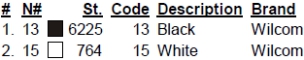 color code color code