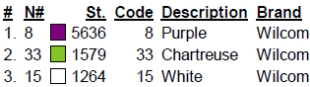 color code color code