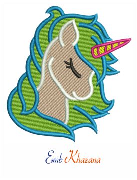 Filly unicorn horse a