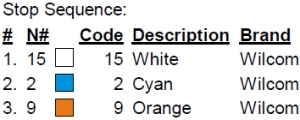 color code color code