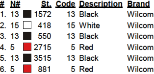 color code color code