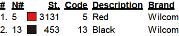 color code color code