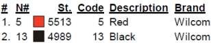 color code color code