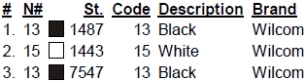 color code color code