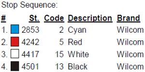 color code color code