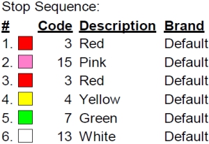 color code color code