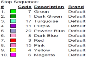 color code color code