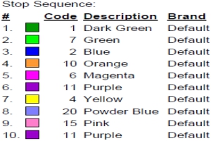 color code color code