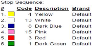color code color code