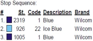 color code color code