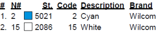 color code color code