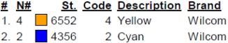 color code color code
