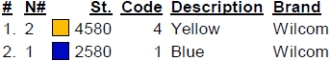 color code color code