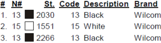 color code color code