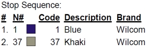 color code color code