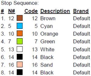 color code color code