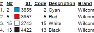 color code color code