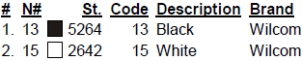 color code color code