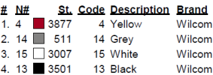 color code color code