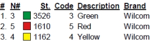 color code color code
