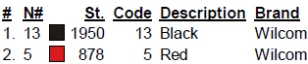 color code color code