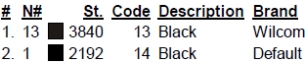 color code color code