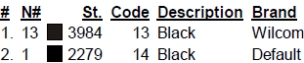color code color code
