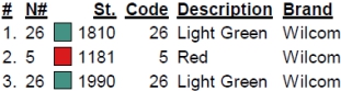 color code color code